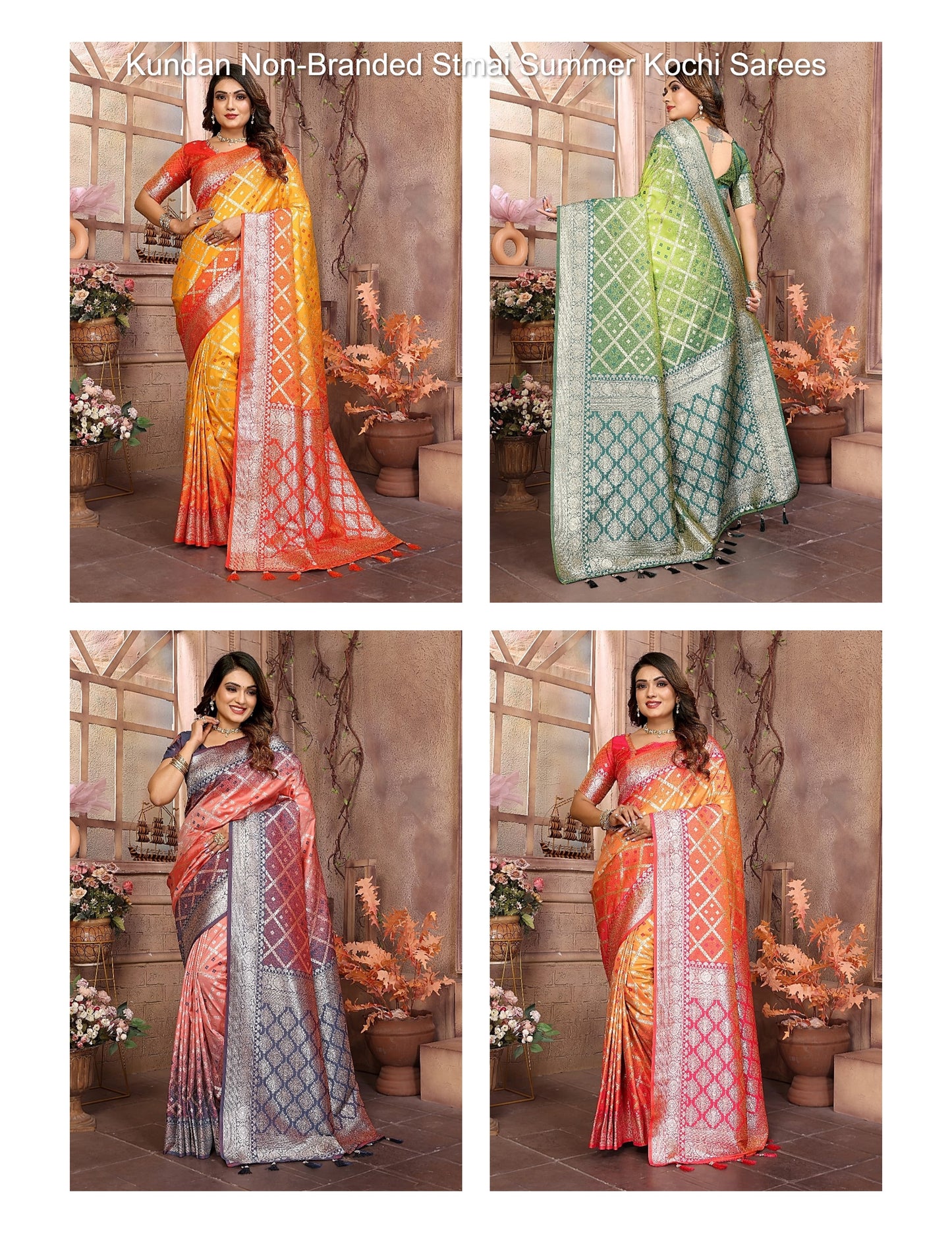 Kundan Non-Branded Stmai Summer Kochi Sarees