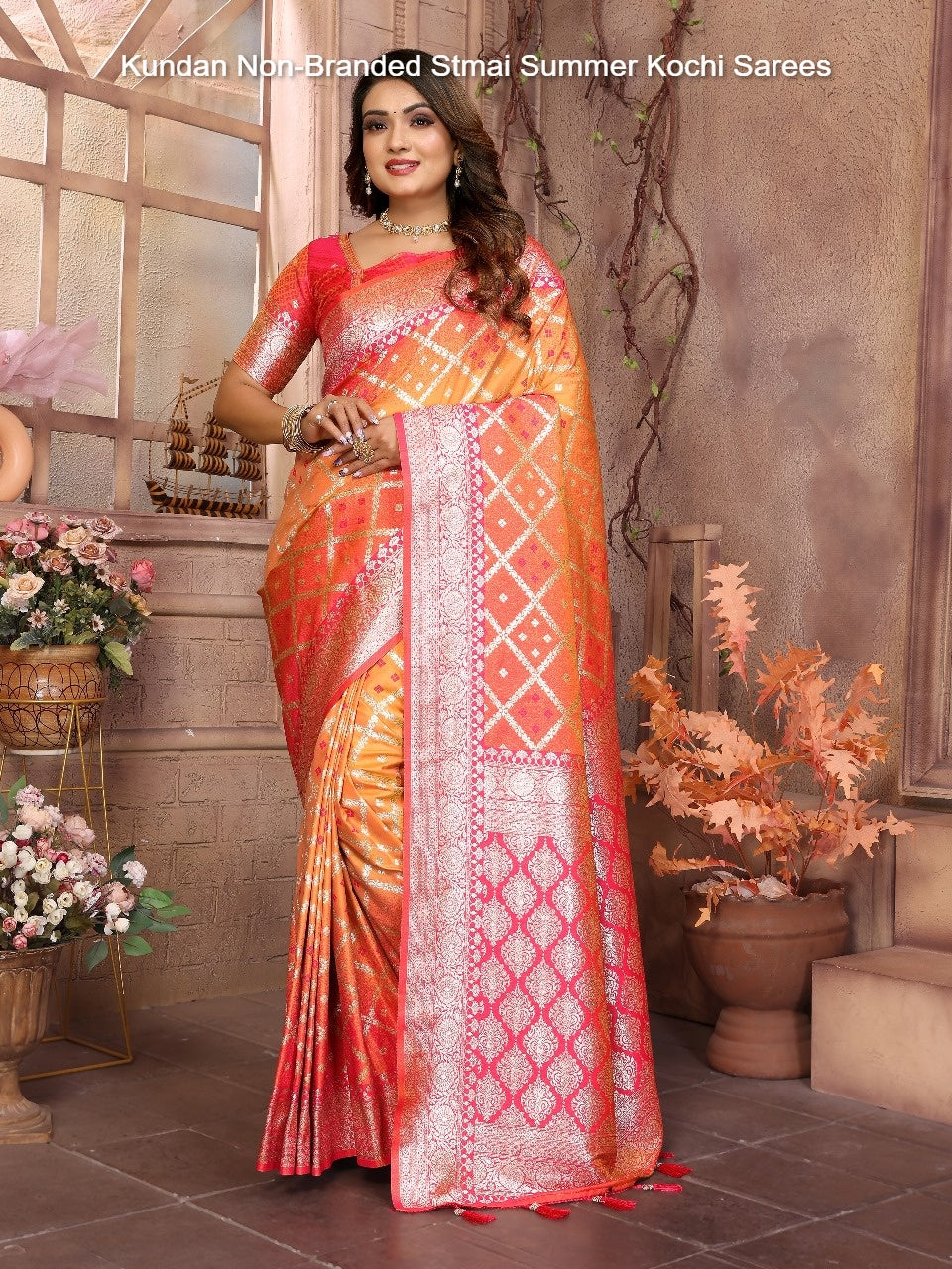 Kundan Non-Branded Stmai Summer Kochi Sarees