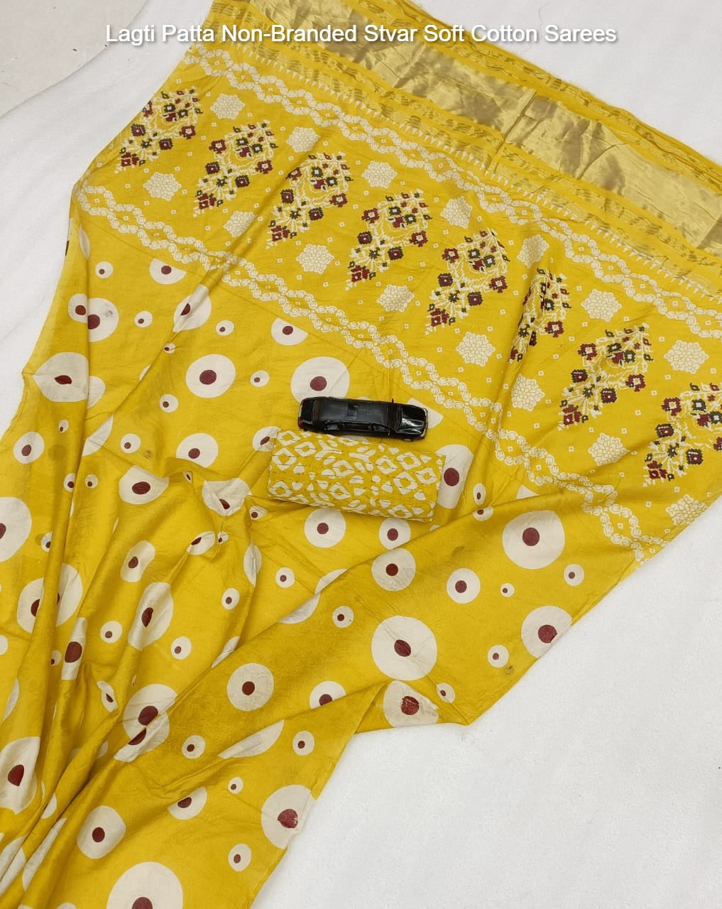 Lagti Patta Non-Branded Stvar Soft Cotton Sarees