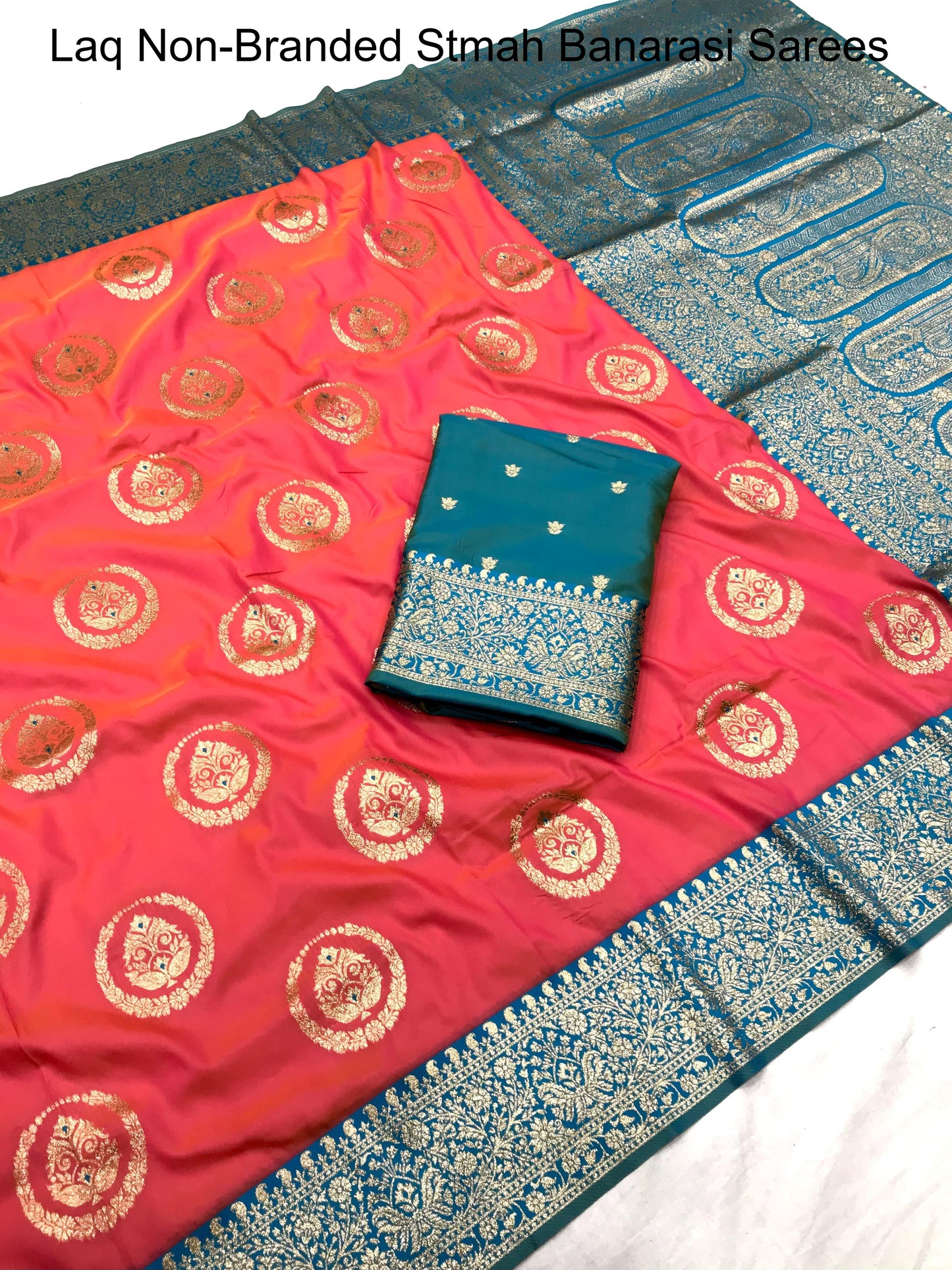 Laq Non-Branded Stmah Banarasi Sarees