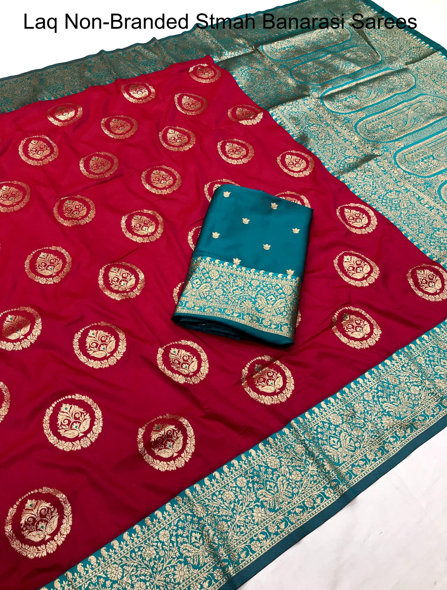 Laq Non-Branded Stmah Banarasi Sarees