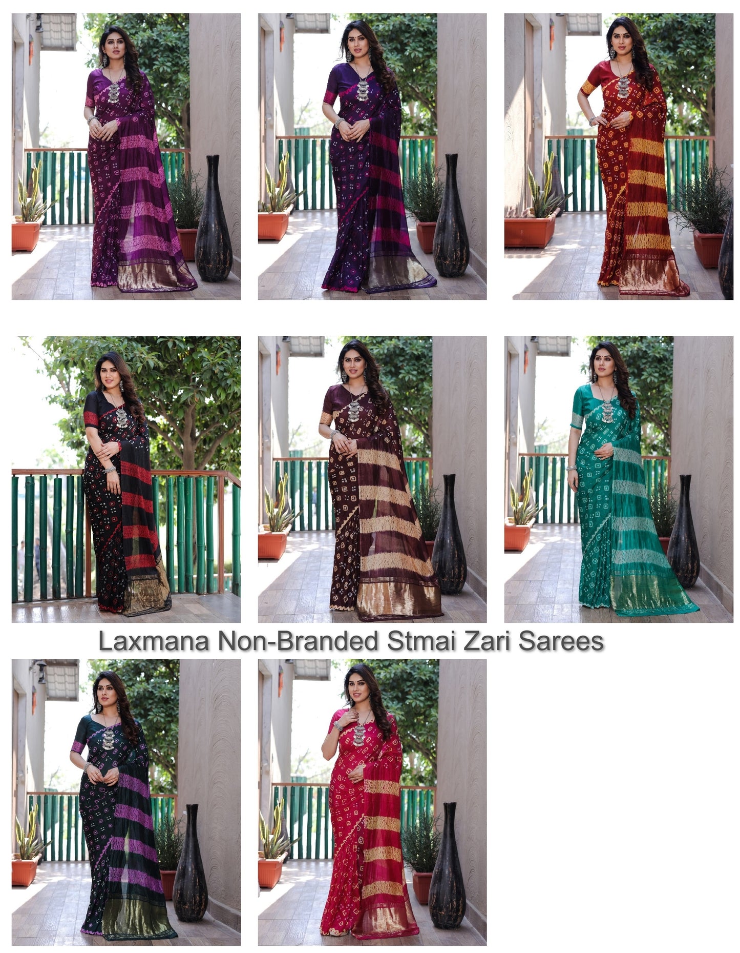 Laxmana Non-Branded Stmai Zari Sarees