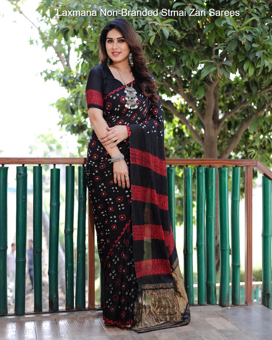 Laxmana Non-Branded Stmai Zari Sarees