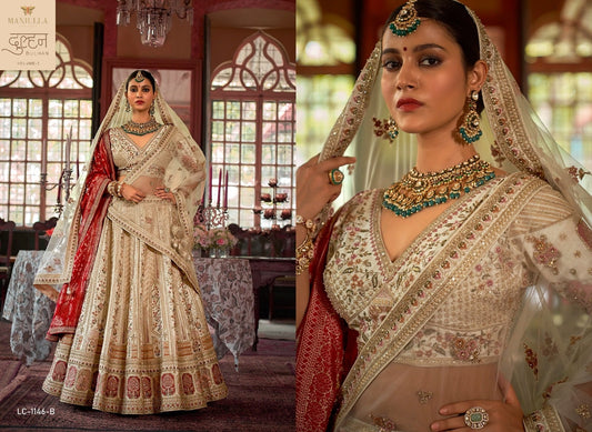 Lc-1146-B Dulhan Vol 3 Manjulla Tone Silk Lehenga Choli