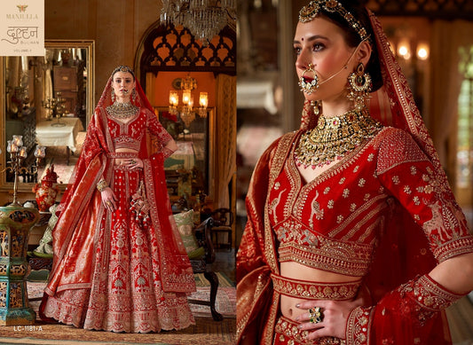 Lc-1181-A Dulhan Vol 3 Manjulla Tone Silk Lehenga Choli