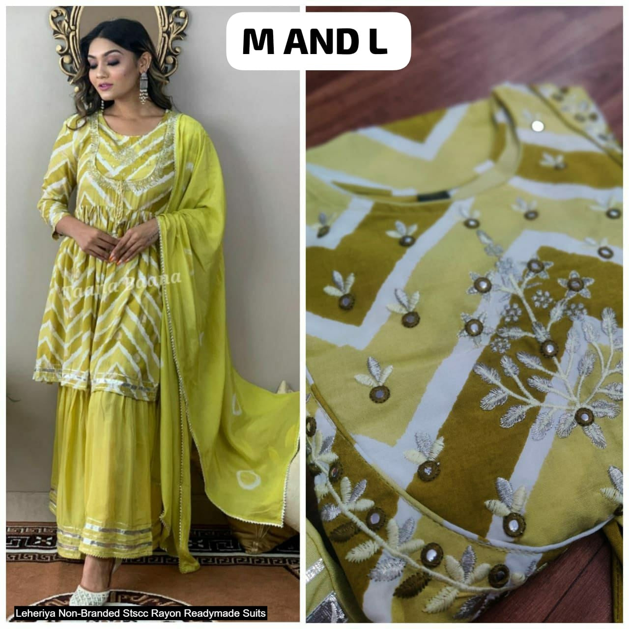 Leheriya Non-Branded Stscc Rayon Readymade Suits