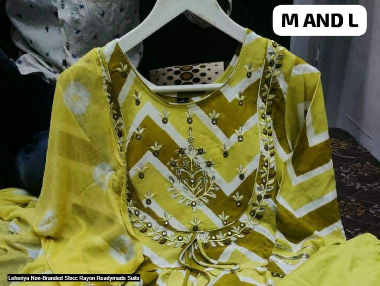 Leheriya Non-Branded Stscc Rayon Readymade Suits