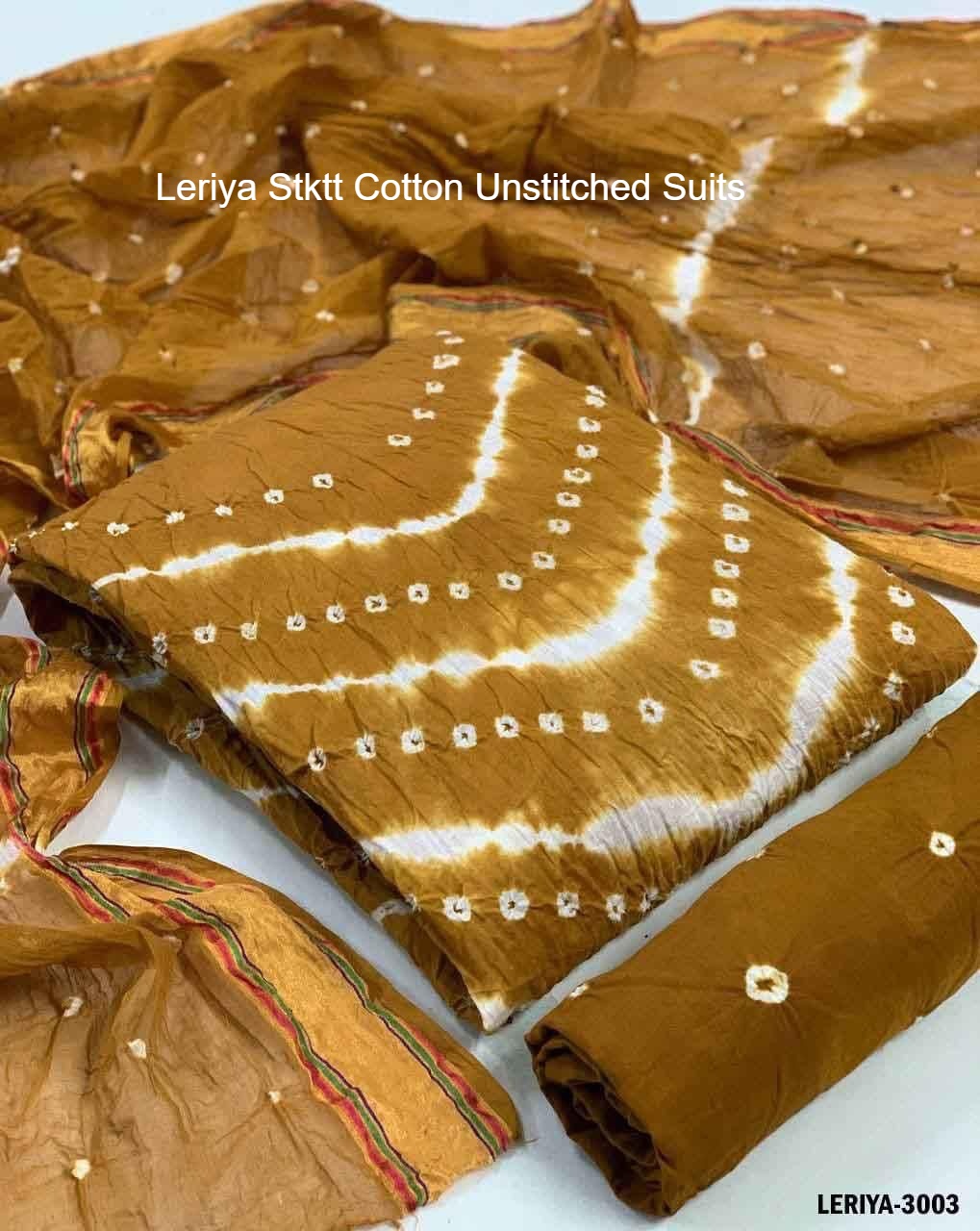 Leriya Stktt Cotton Unstitched Suits
