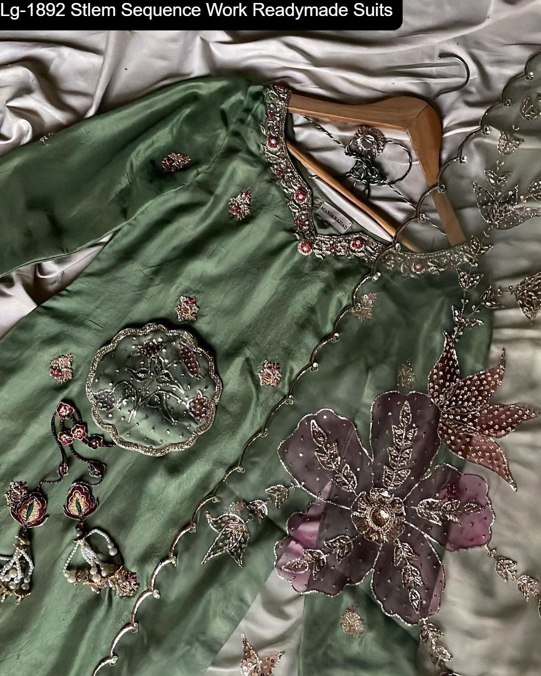 Lg-1892 Stlem Sequence Work Readymade Suits