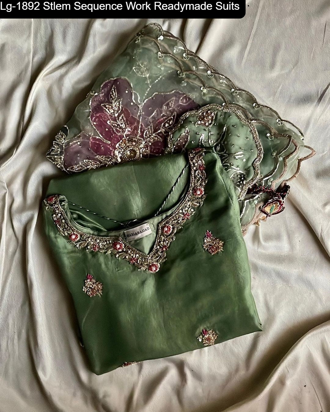 Lg-1892 Stlem Sequence Work Readymade Suits