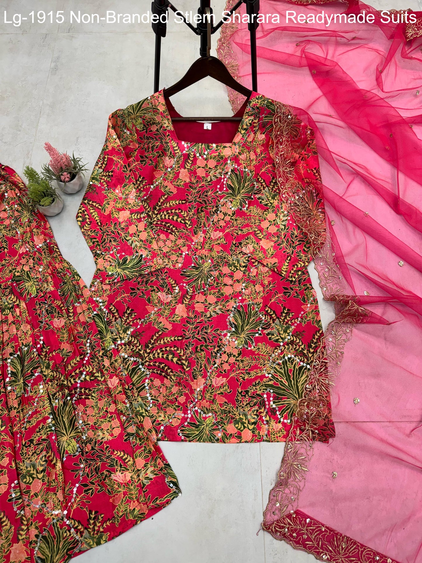 Lg-1915 Non-Branded Stlem Sharara Readymade Suits