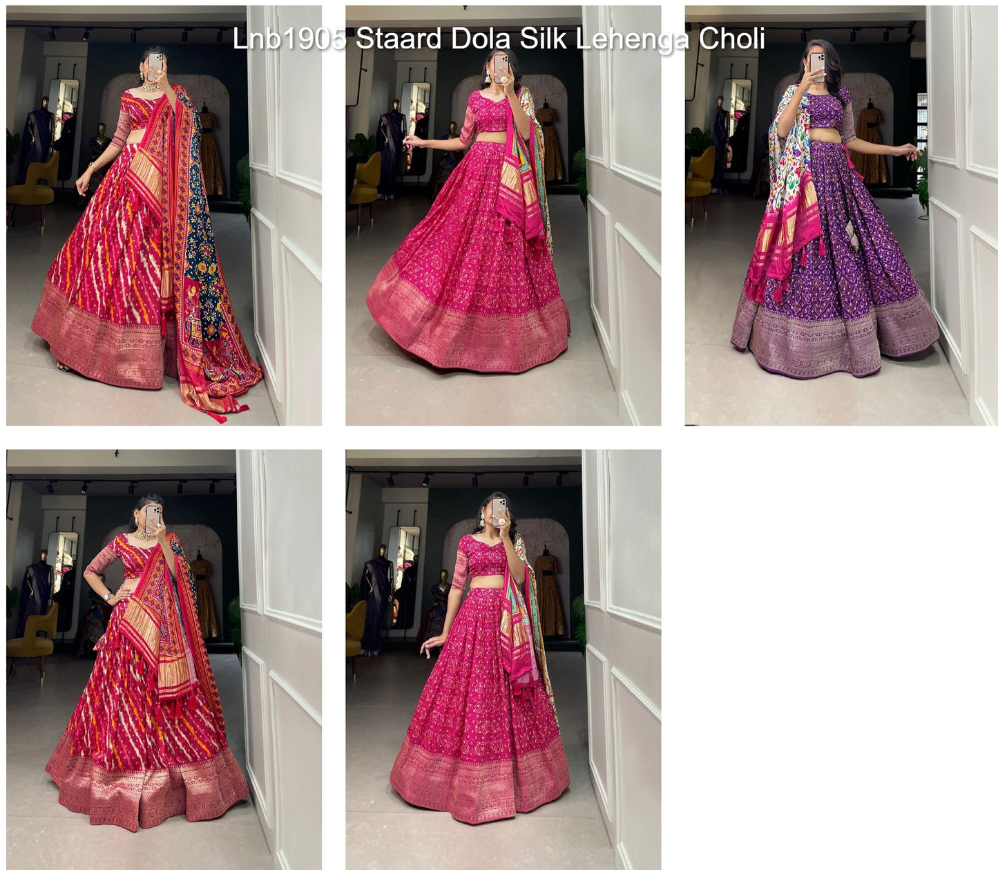 Lnb1905 Staard Dola Silk Lehenga Choli