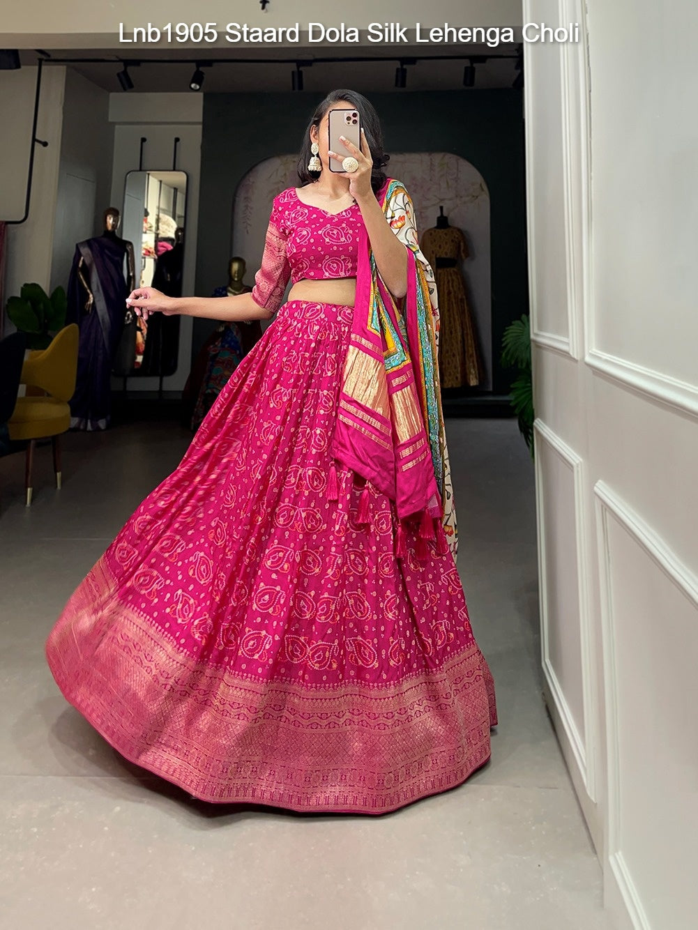 Lnb1905 Staard Dola Silk Lehenga Choli