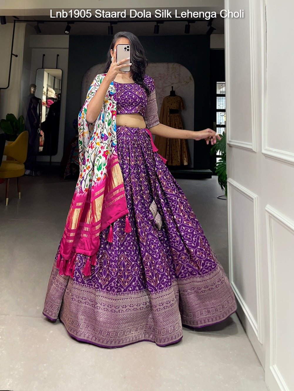 Lnb1905 Staard Dola Silk Lehenga Choli