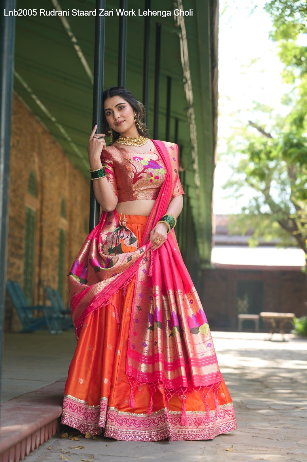 Lnb2005 Rudrani Staard Zari Work Lehenga Choli