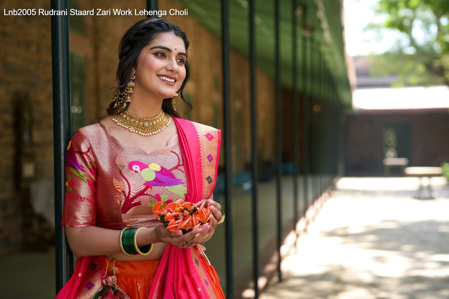 Lnb2005 Rudrani Staard Zari Work Lehenga Choli