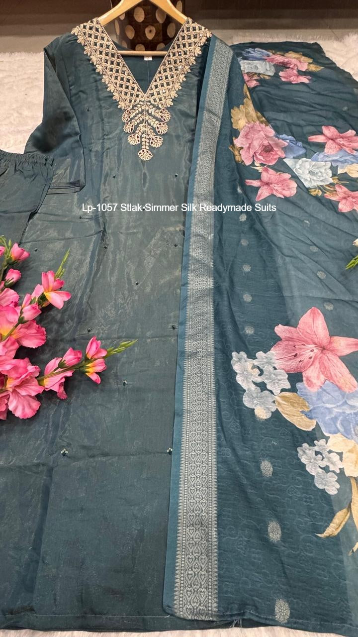 Lp-1057 Stlak Simmer Silk Readymade Suits