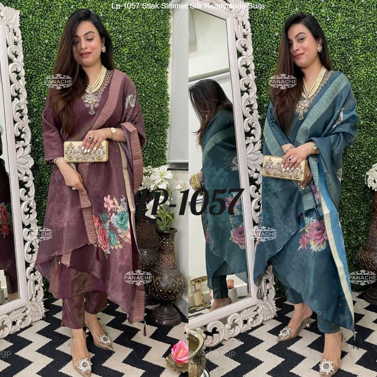 Lp-1057 Stlak Simmer Silk Readymade Suits