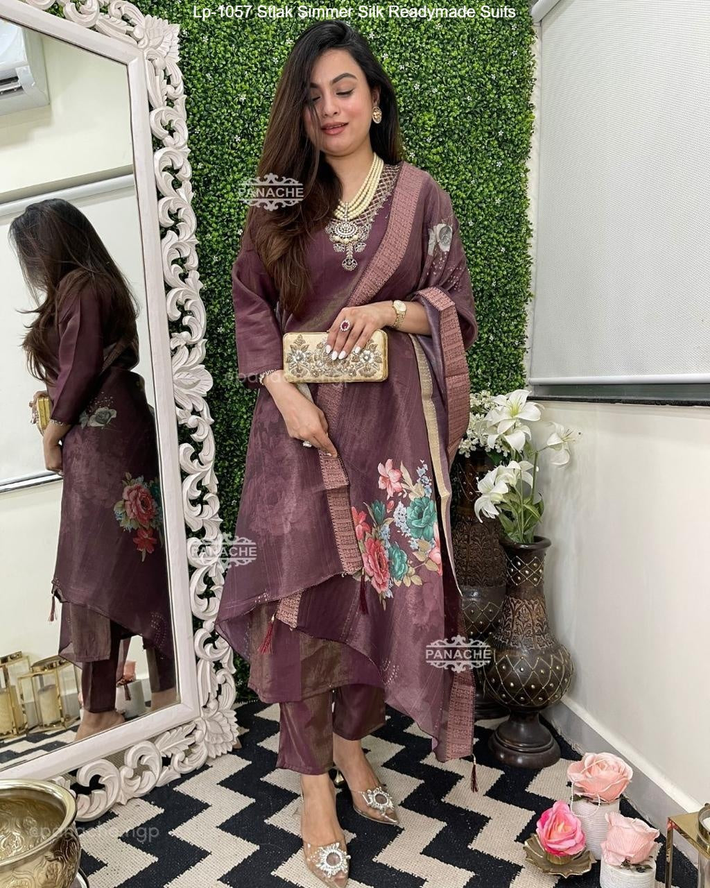 Lp-1057 Stlak Simmer Silk Readymade Suits