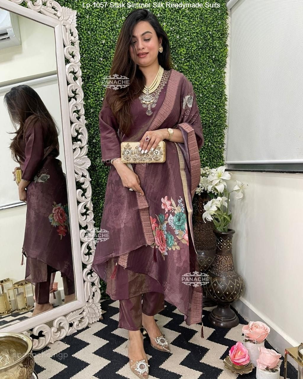 Lp-1057 Stlak Simmer Silk Readymade Suits