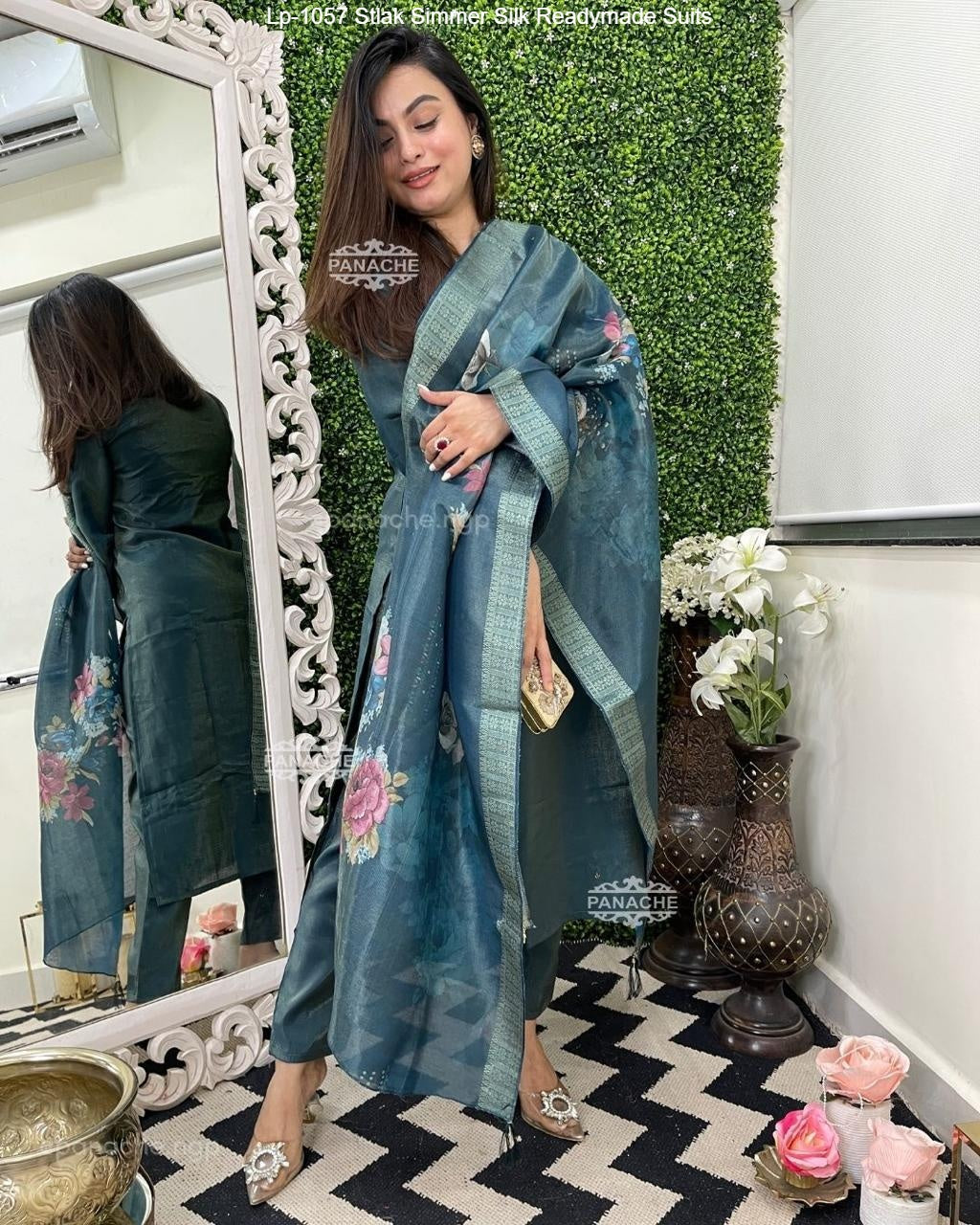 Lp-1057 Stlak Simmer Silk Readymade Suits