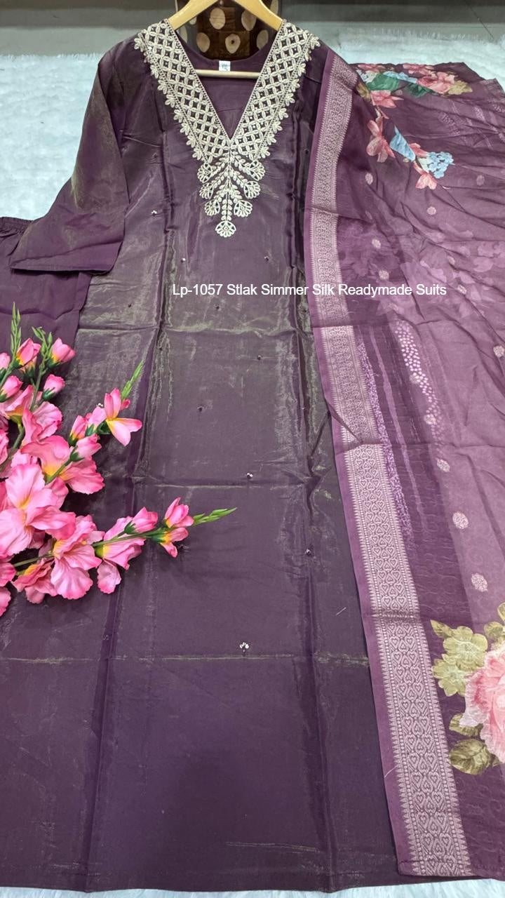 Lp-1057 Stlak Simmer Silk Readymade Suits