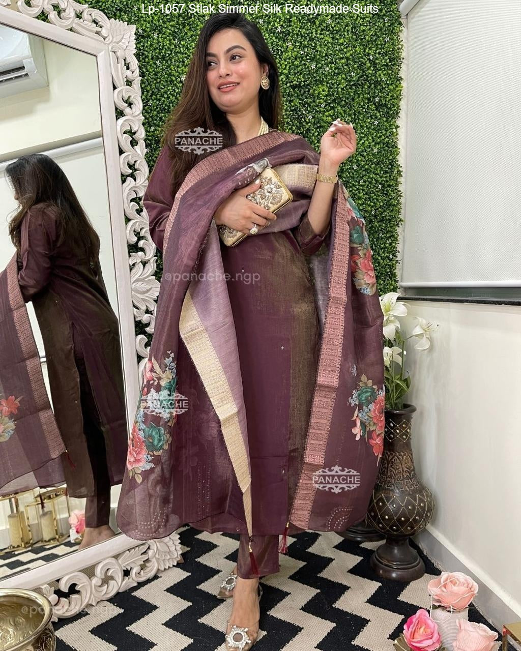 Lp-1057 Stlak Simmer Silk Readymade Suits