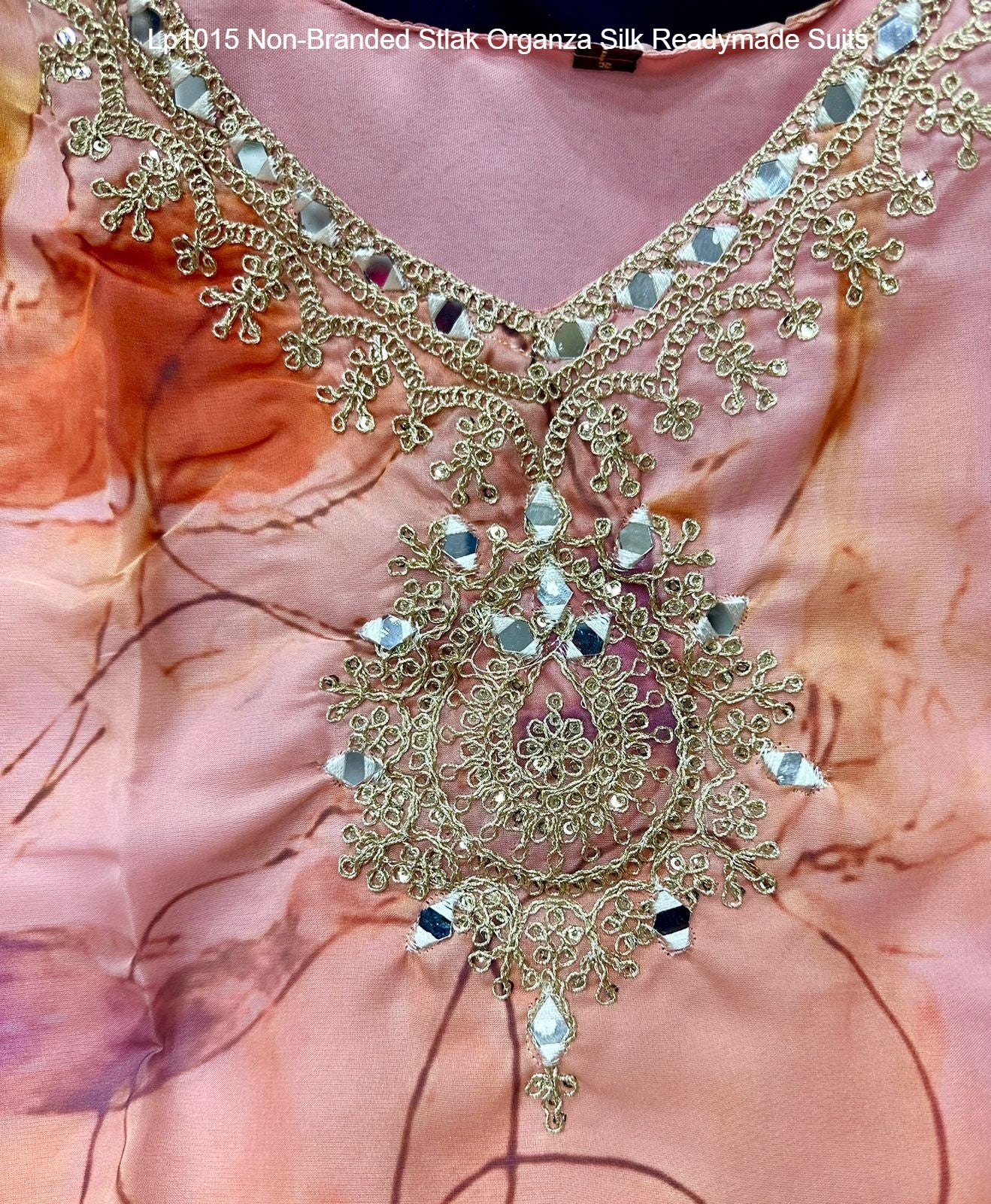 Lp1015 Non-Branded Stlak Organza Silk Readymade Suits