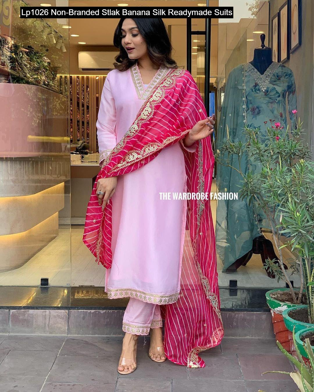 Lp1026 Non-Branded Stlak Banana Silk Readymade Suits