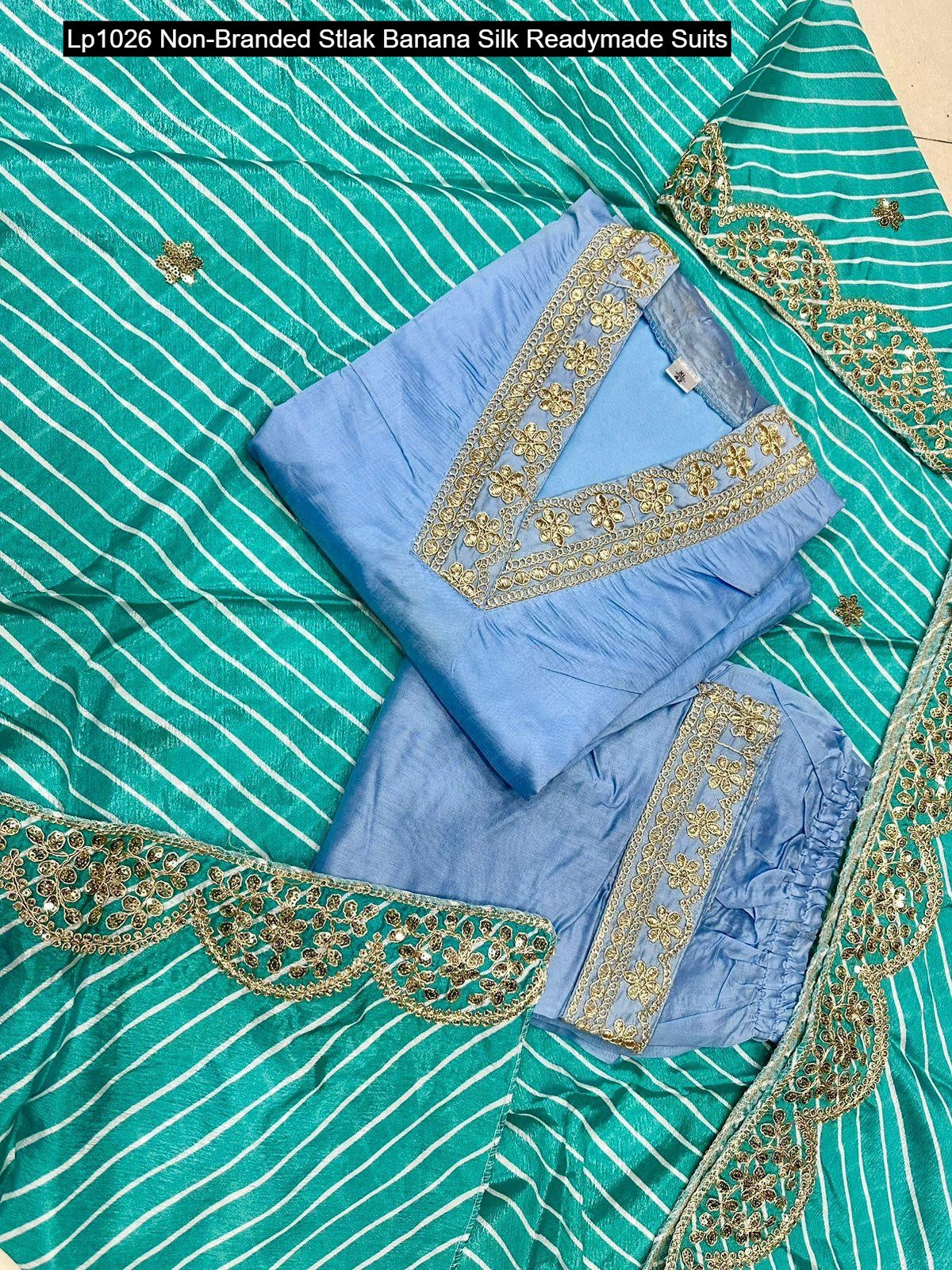 Lp1026 Non-Branded Stlak Banana Silk Readymade Suits