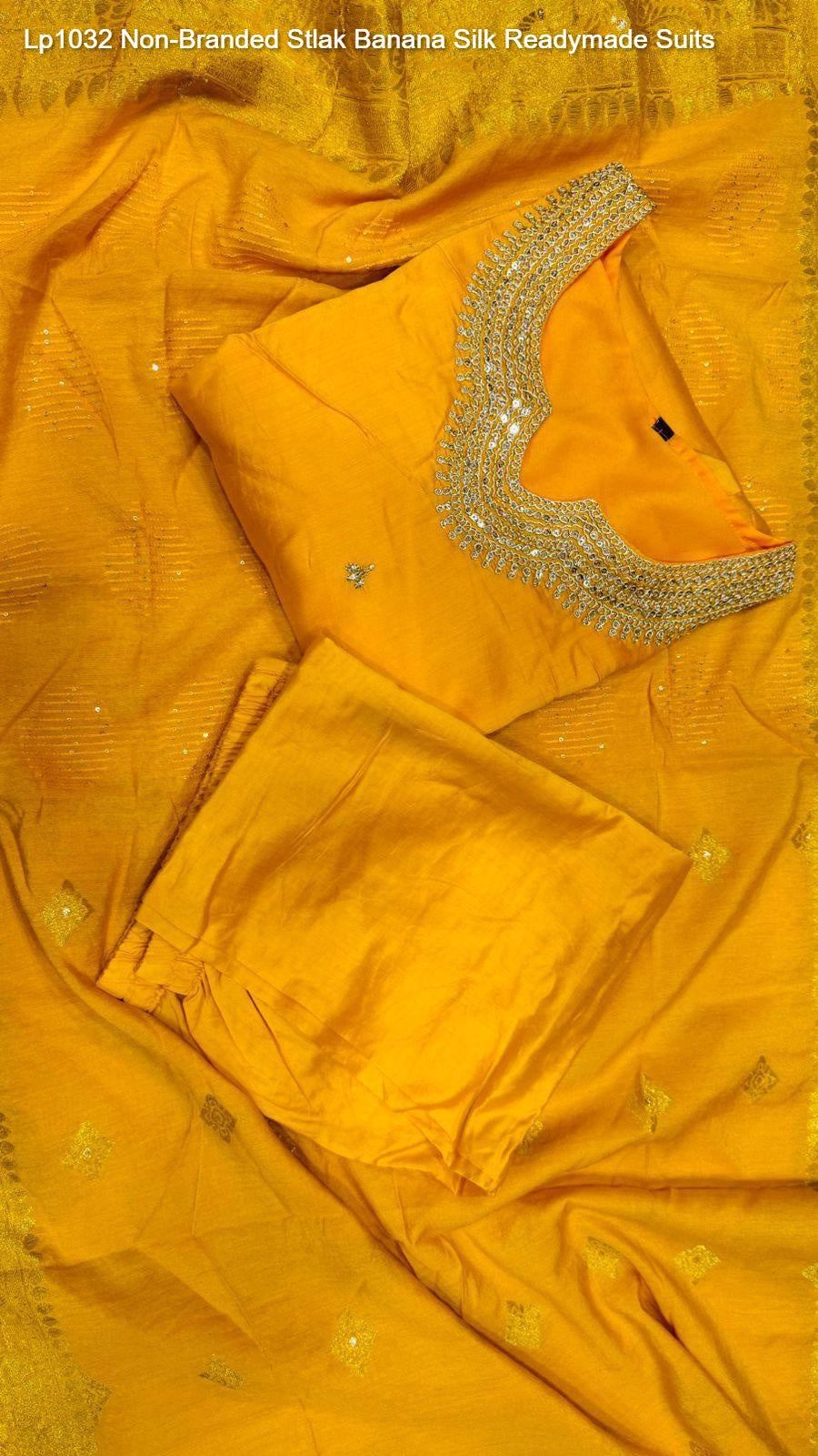 Lp1032 Non-Branded Stlak Banana Silk Readymade Suits