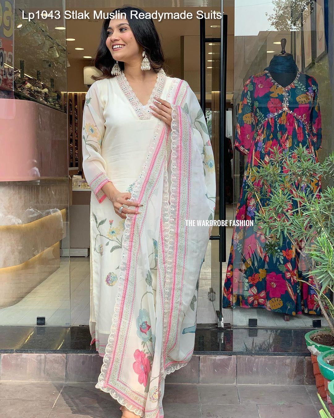 Lp1043 Stlak Muslin Readymade Suits