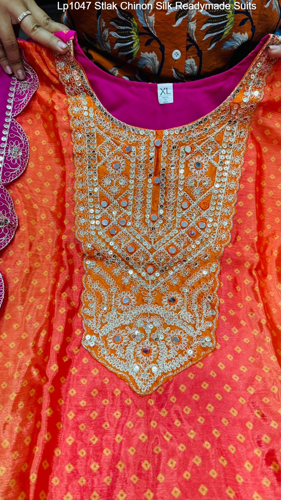 Lp1047 Stlak Chinon Silk Readymade Suits