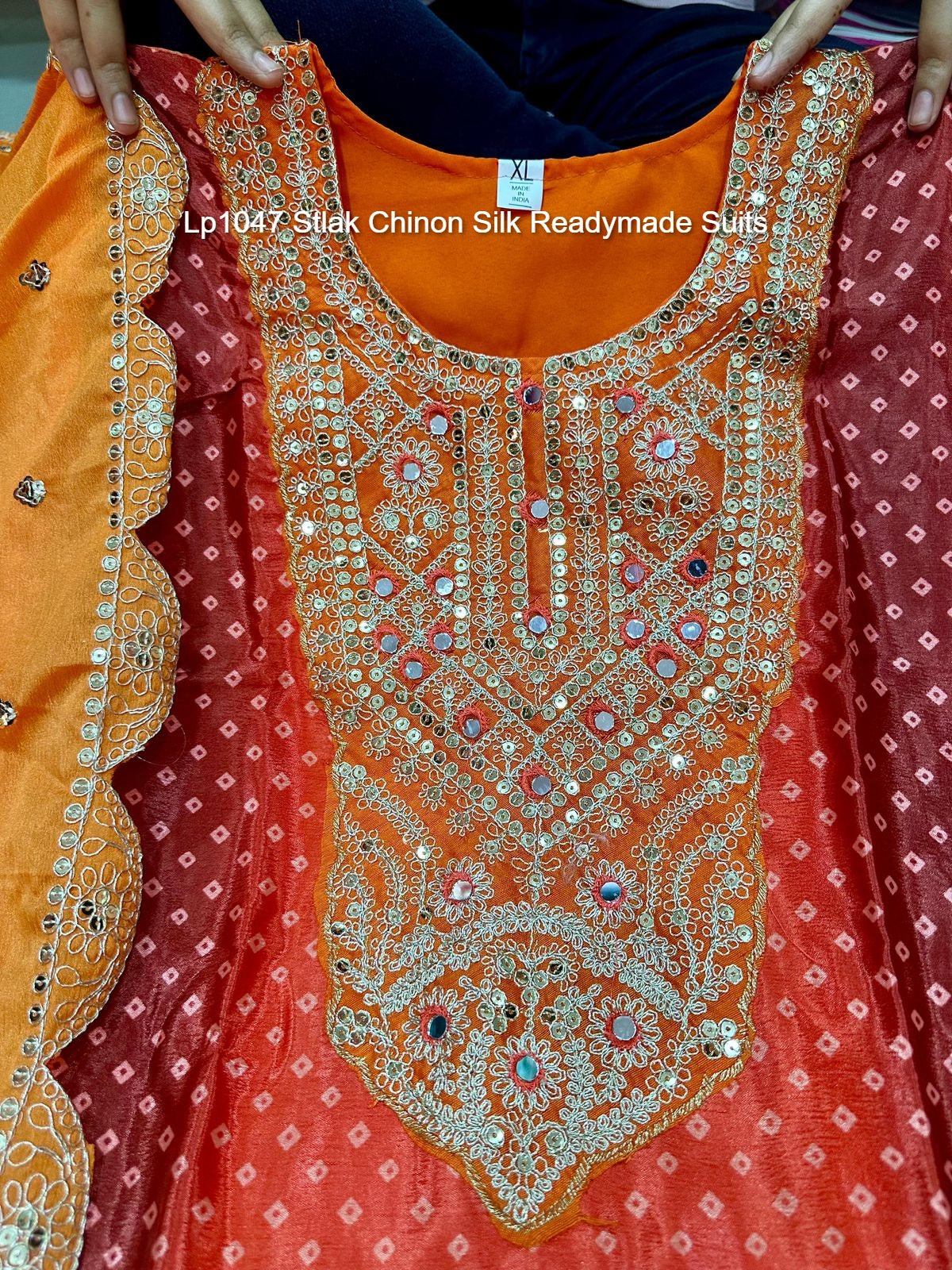 Lp1047 Stlak Chinon Silk Readymade Suits