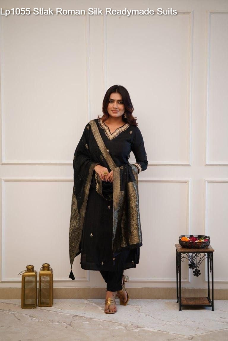 Lp1055 Stlak Roman Silk Readymade Suits