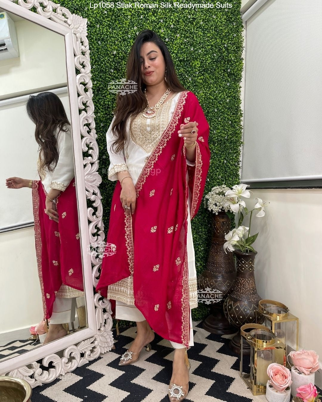 Lp1058 Stlak Roman Silk Readymade Suits