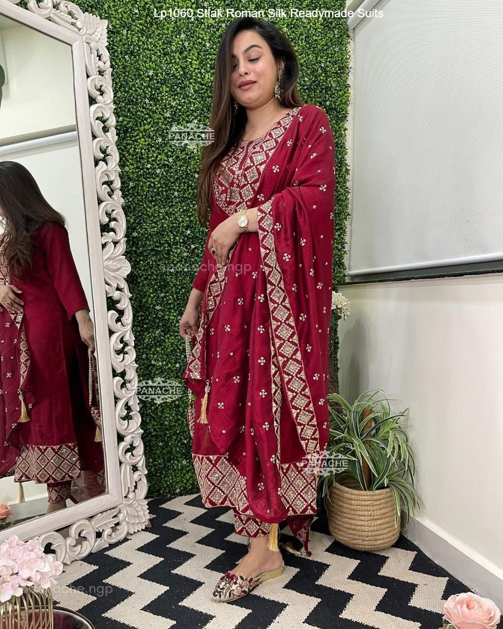 Lp1060 Stlak Roman Silk Readymade Suits