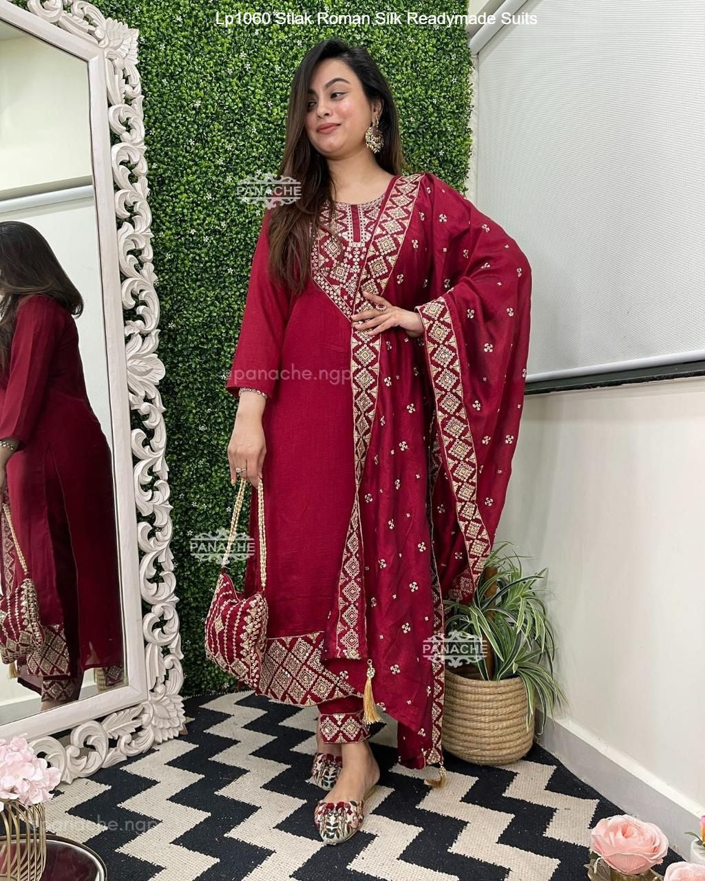 Lp1060 Stlak Roman Silk Readymade Suits