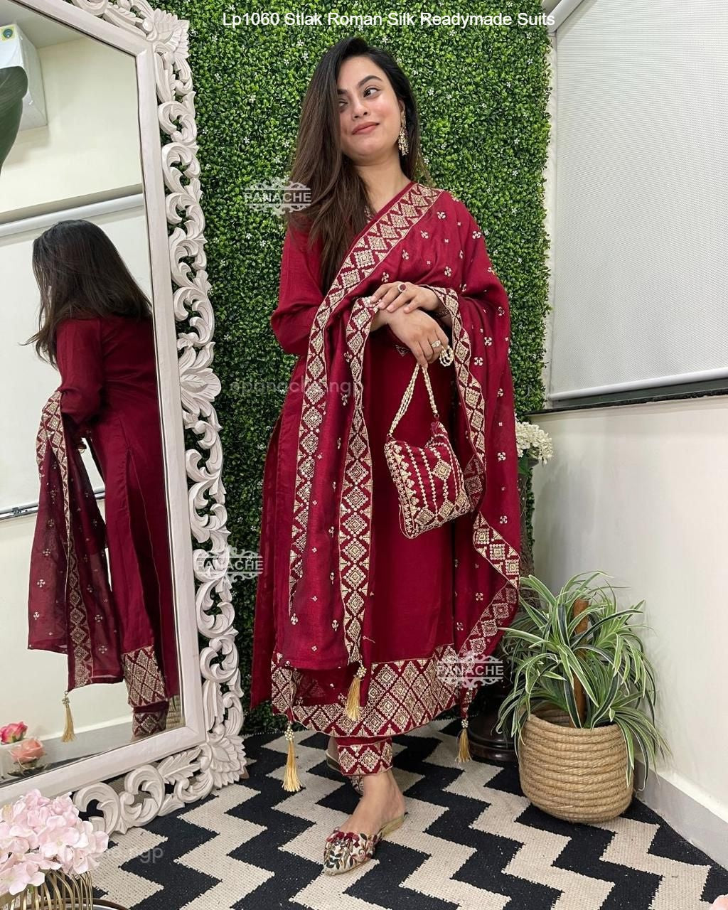 Lp1060 Stlak Roman Silk Readymade Suits