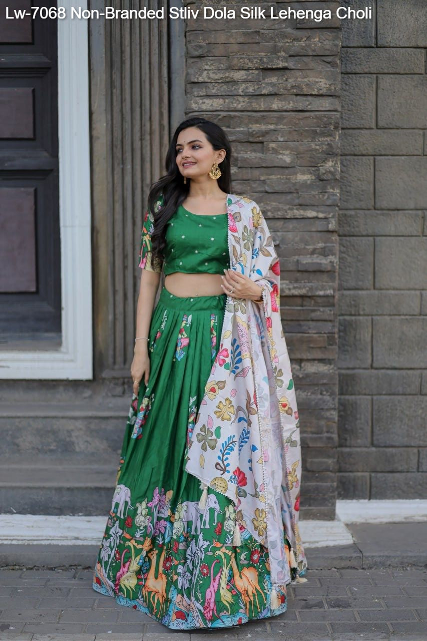 Lw-7068 Non-Branded Stliv Dola Silk Lehenga Choli
