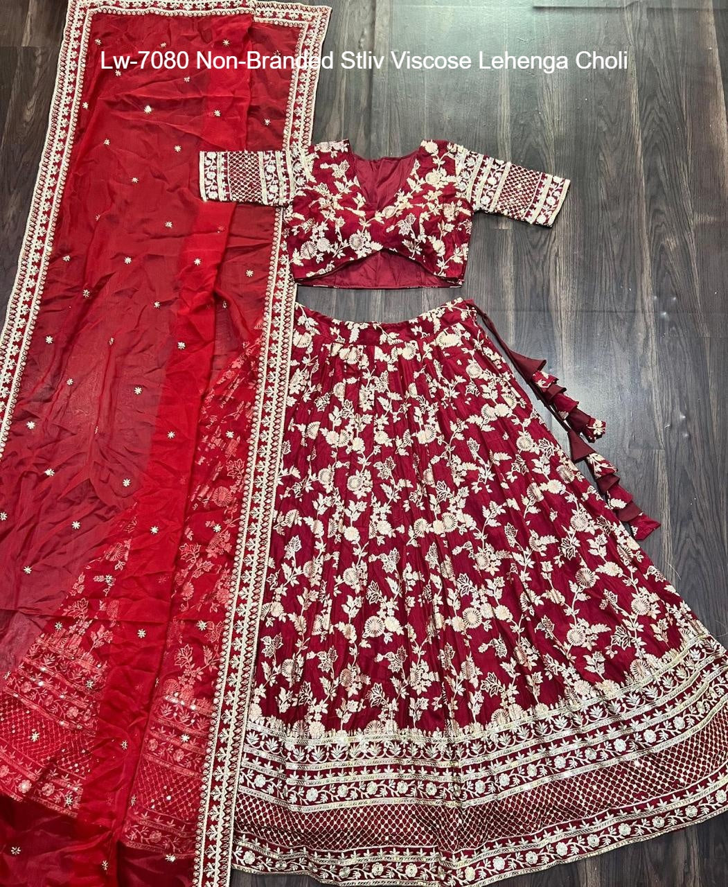 Lw-7080 Non-Branded Stliv Viscose Lehenga Choli