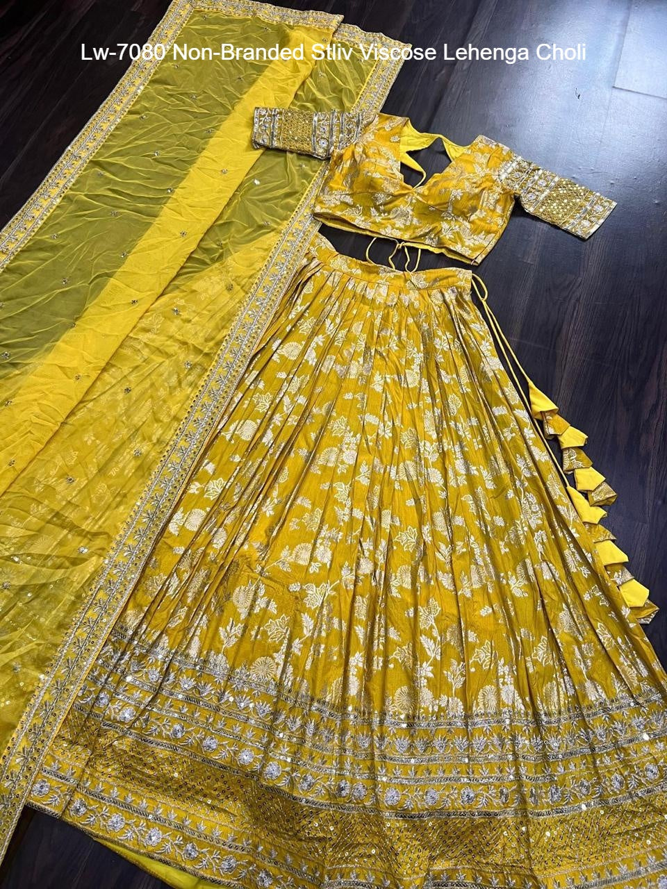 Lw-7080 Non-Branded Stliv Viscose Lehenga Choli