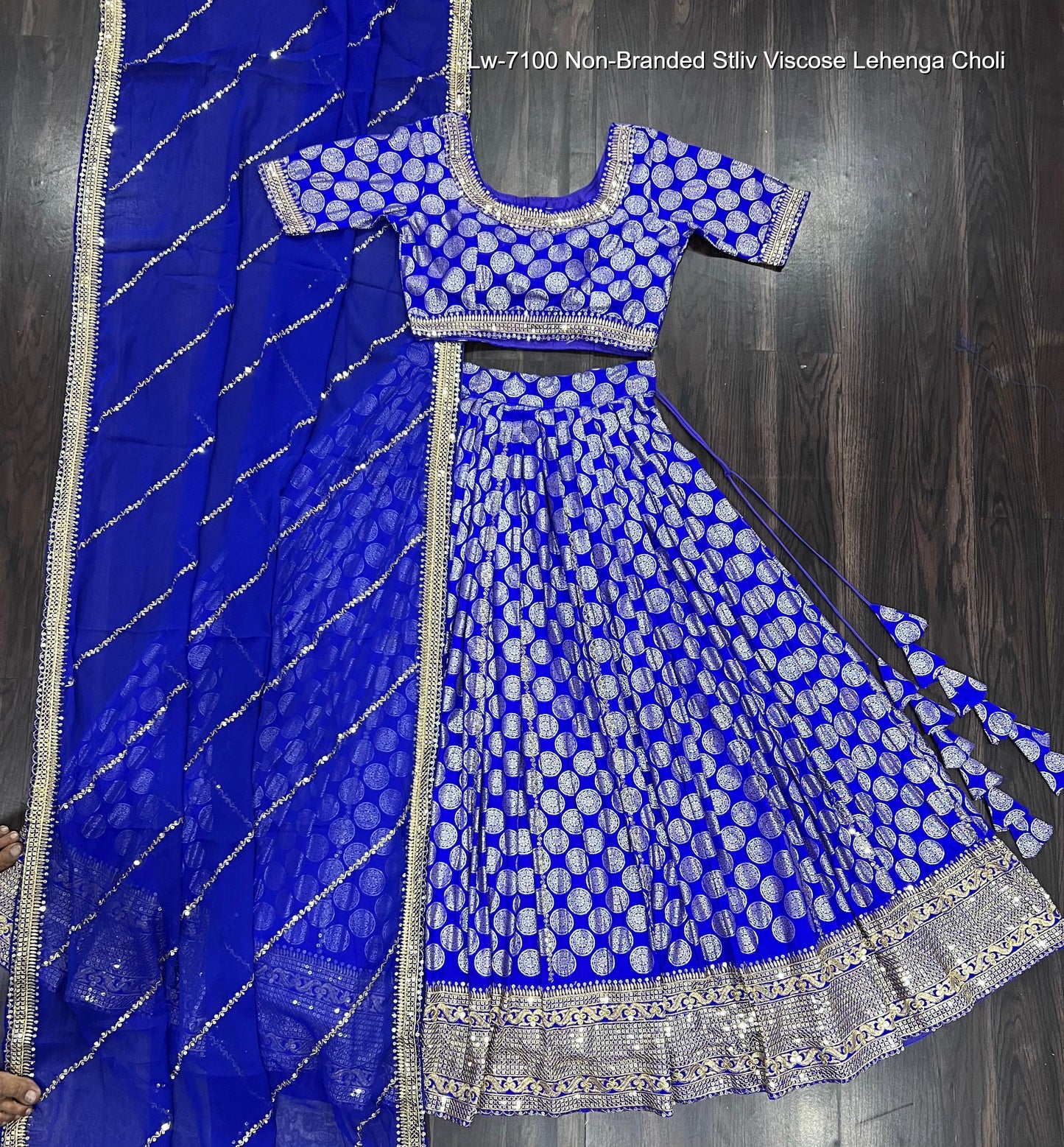 Lw-7100 Non-Branded Stliv Viscose Lehenga Choli