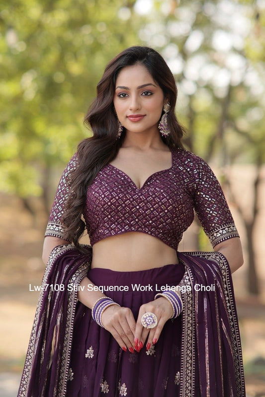 Lw-7108 Stliv Sequence Work Lehenga Choli