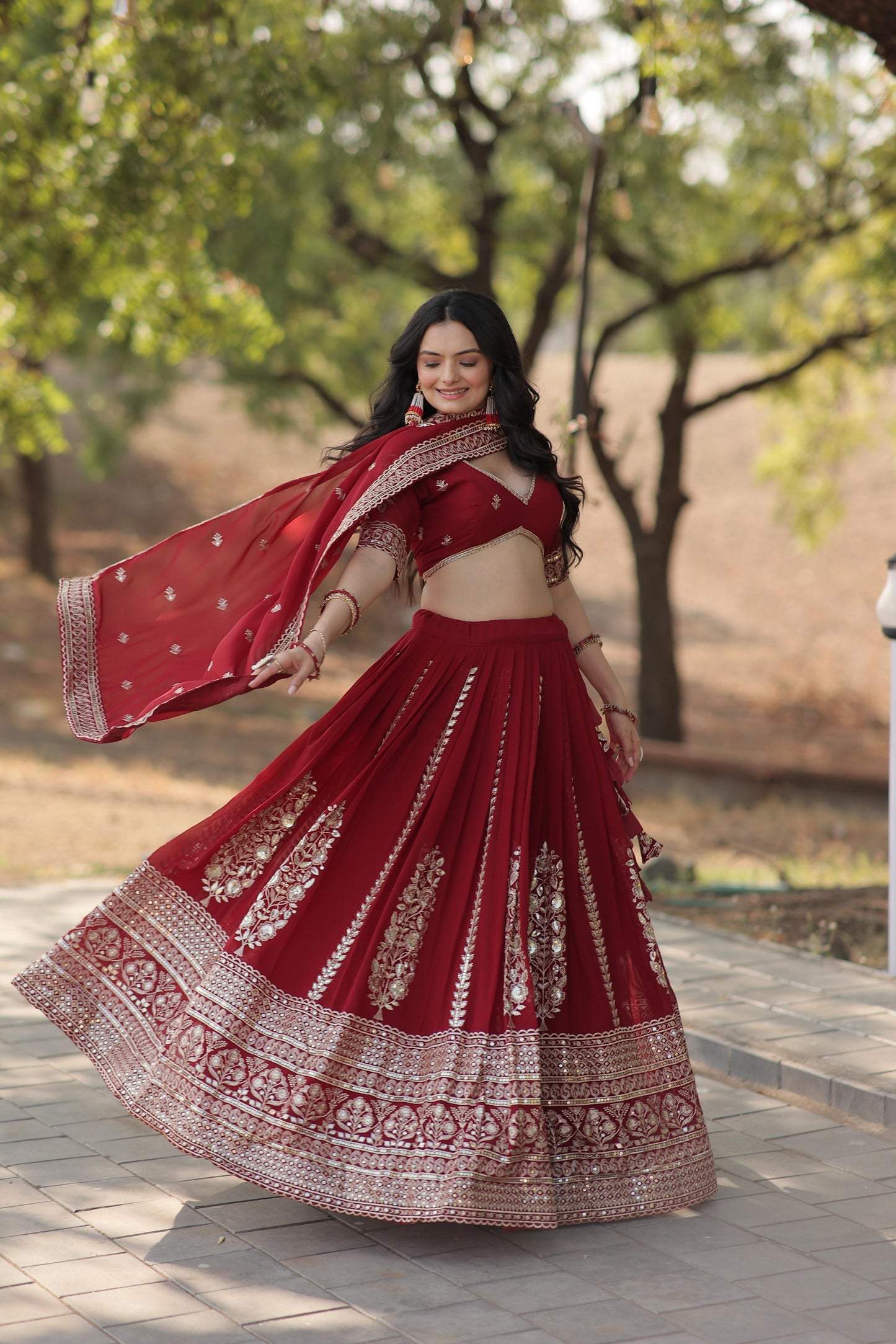 Lw-7114 Stliv Faux Georgette Lehenga Choli