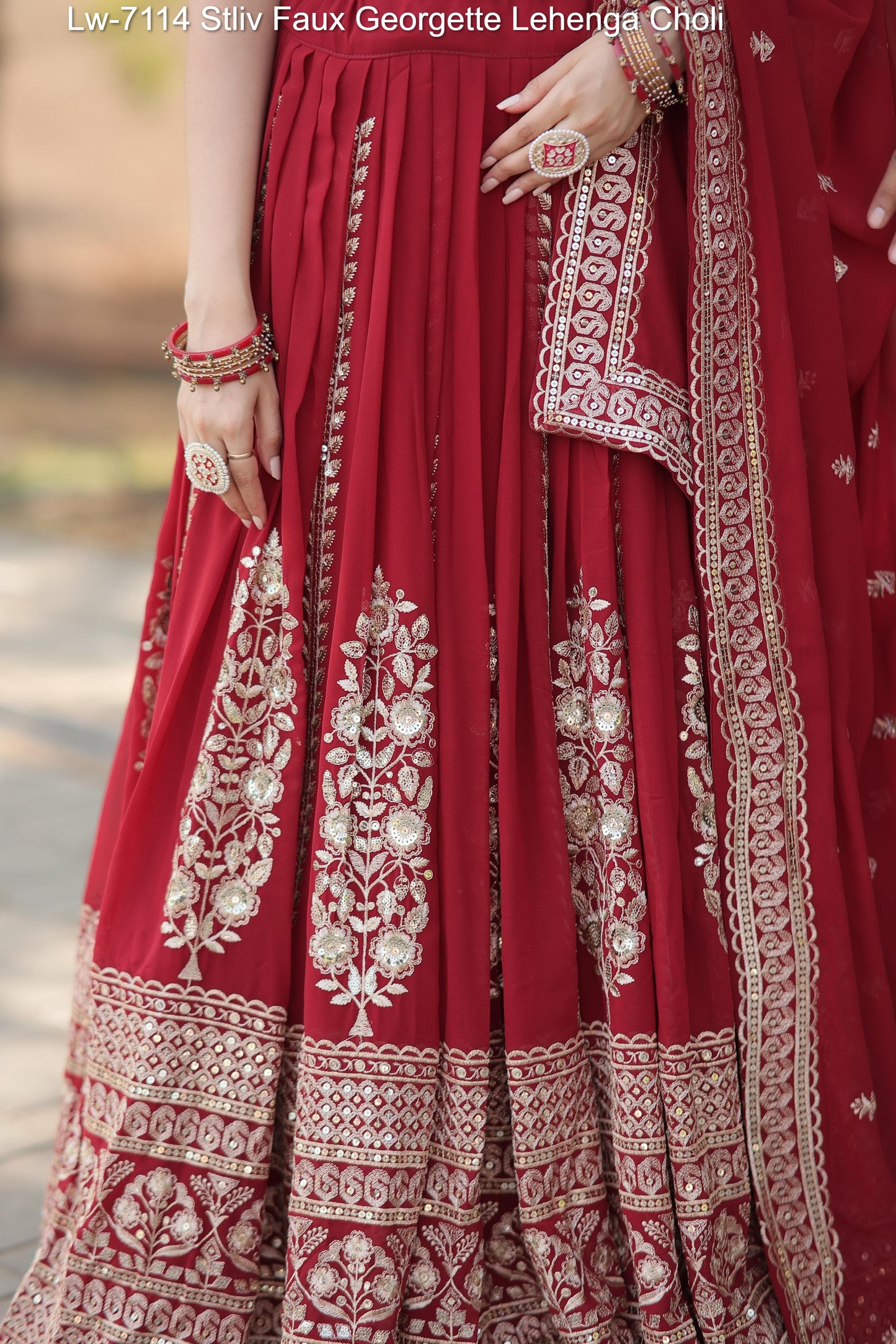 Lw-7114 Stliv Faux Georgette Lehenga Choli