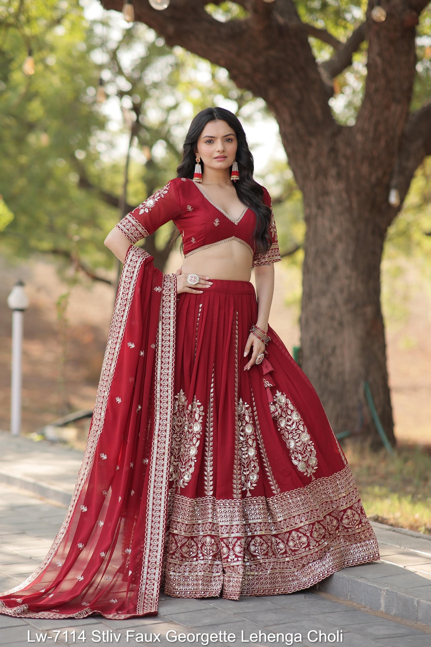 Lw-7114 Stliv Faux Georgette Lehenga Choli