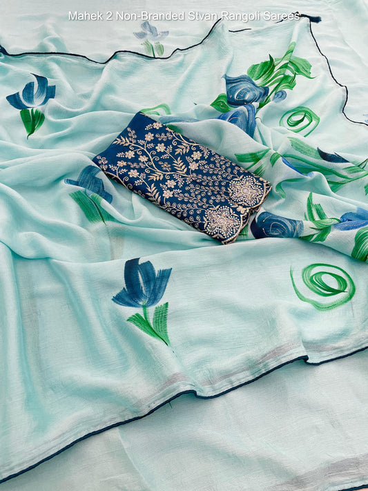 Mahek 2 Non-Branded Stvan Rangoli Sarees