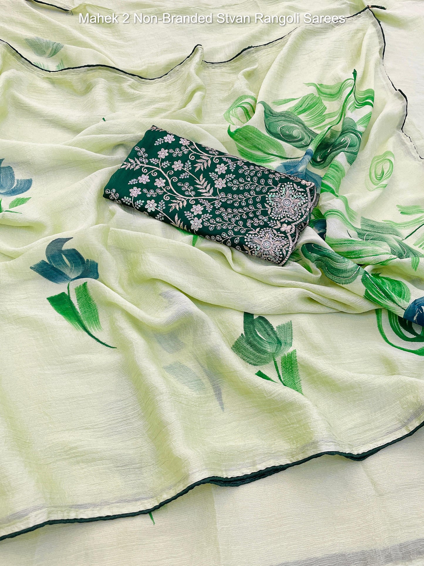 Mahek 2 Non-Branded Stvan Rangoli Sarees