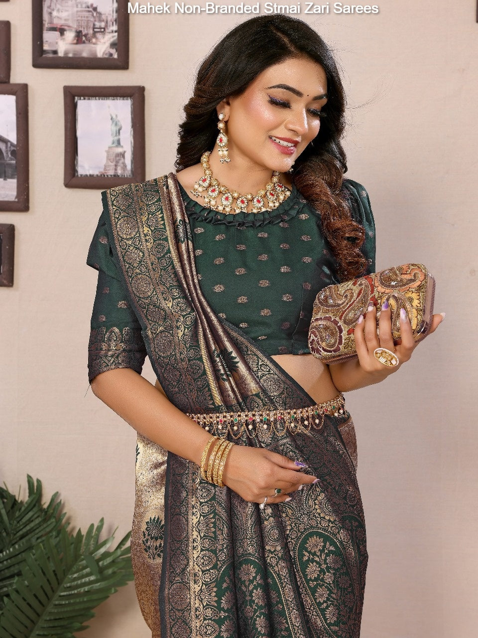 Mahek Non-Branded Stmai Zari Sarees